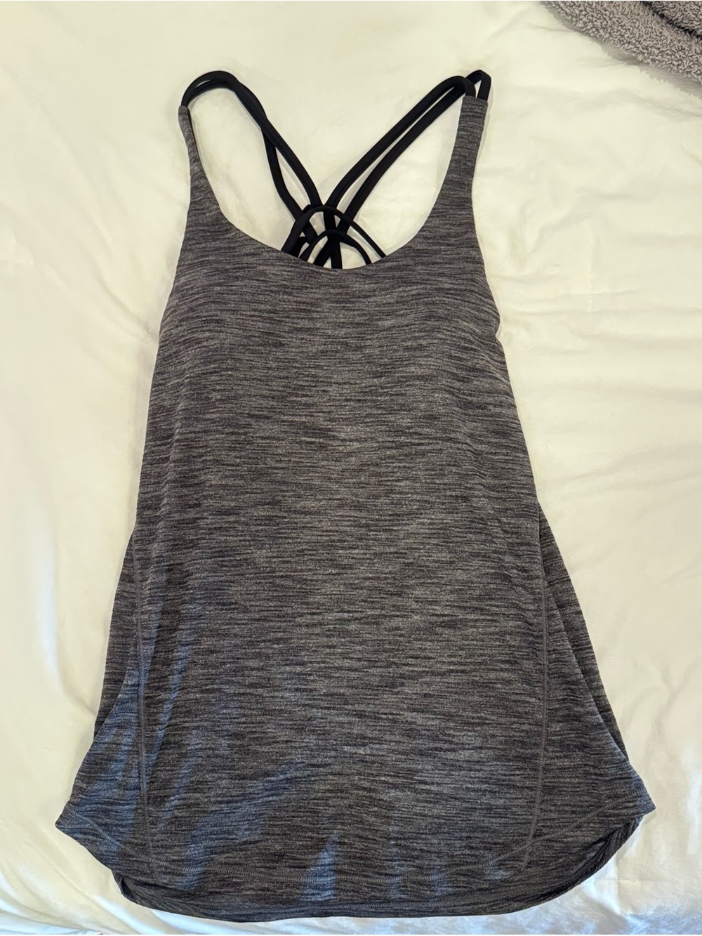 Lululemon open back & built in bra tank top